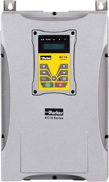 Parker - Three Phase, 230 Volt, 2 hp, Variable Frequency Drive - 7.87" Wide x 7.8" Deep x 16.22" High, IP66 - Exact Tool & Supply