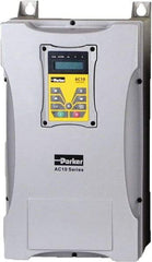 Parker - Three Phase, 480 Volt, 15 hp, Variable Frequency Drive - 9.53" Wide x 8.98" Deep x 18" High, IP66 - Exact Tool & Supply