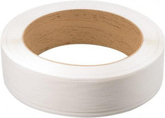 Nifty Products - 7,200' Long x 1/2" Wide, Oscillated Coil Polypropylene Strapping - 500 Lb Capacity, 0.02" Thick - Exact Tool & Supply