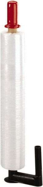Nifty Products - 20" x 1,000' 75 Gauge Clear Hand Held Stretch & Pallet Wrap with Extended Core - Exact Tool & Supply