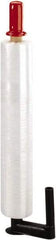 Nifty Products - 20" x 1,000' 75 Gauge Clear Hand Held Stretch & Pallet Wrap with Extended Core - Exact Tool & Supply