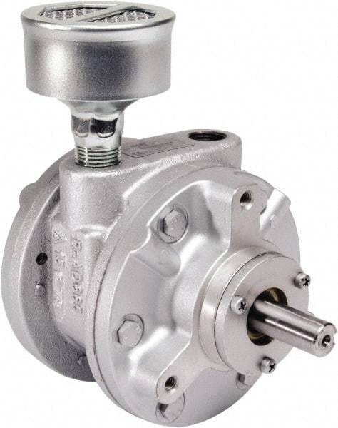 Gast - 4 hp Reversible Face Air Actuated Motor - 0:00 Gear Ratio, 3,000 Max RPM, 1.36" Shaft Length, 5/8" Shaft Diam - Exact Tool & Supply