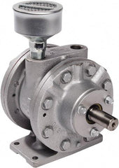 Gast - 5-1/4 hp Reversible Foot Air Actuated Motor - 0:00 Gear Ratio, 2,500 Max RPM, 1-1/2" Shaft Length, 3/4" Shaft Diam - Exact Tool & Supply