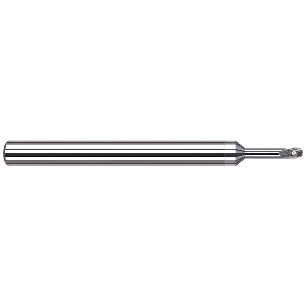 Harvey Tool - Ball End Mills; Mill Diameter (Inch): 3/16 ; Mill Diameter (Decimal Inch): 0.1875 ; Number of Flutes: 3 ; Length of Cut (Inch): 9/32 ; Length of Cut (Decimal Inch): 0.2810 ; Material: Solid Carbide - Exact Tool & Supply