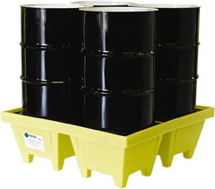 Enpac - Spill Pallets, Platforms, Sumps & Basins Type: Spill Deck or Pallet Number of Drums: 4 - Exact Tool & Supply
