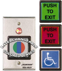 Securitron - Electromagnet Lock Accessory - Momentary Push Button - Request to Exit - Exact Tool & Supply