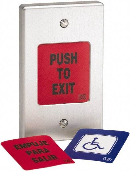 Linear - Electromagnet Lock Accessory - Momentary Push Button - Request to Exit - Exact Tool & Supply
