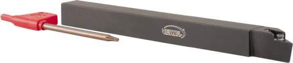 Hertel - SVAB, Right Hand Cut, 5/8" Shank Height x 5/8" Shank Width, Positive Rake Indexable Turning Toolholder - 4-1/2" OAL, VB..332 Insert Compatibility - Exact Tool & Supply