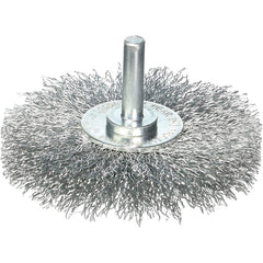 ‎Vortec Pro 1-1/2″ Crimped Wire Wheel, .0118″ Steel Fill, 1/4″ Stem, Retail Pack - Exact Tool & Supply