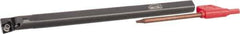 Hertel - 1.2" Min Bore Diam, 12" OAL, 1" Shank Diam, A16SCFPR3 Indexable Boring Bar - 3" Max Bore Depth, CP.T 32.52 Insert, Screw-On Holding Method - Exact Tool & Supply