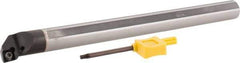 Hertel - 3/5" Min Bore Diam, 8" OAL, 1/2" Shank Diam, E08SCLPR2 Indexable Boring Bar - 3" Max Bore Depth, CP.. 21.51 Insert, Screw-On Holding Method - Exact Tool & Supply