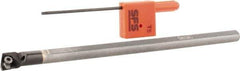 Hertel - 0.48" Min Bore Diam, 6" OAL, 3/8" Shank Diam, E06STLPR2 Indexable Boring Bar - 2-1/4" Max Bore Depth, TP.. 21.51 Insert, Screw-On Holding Method - Exact Tool & Supply