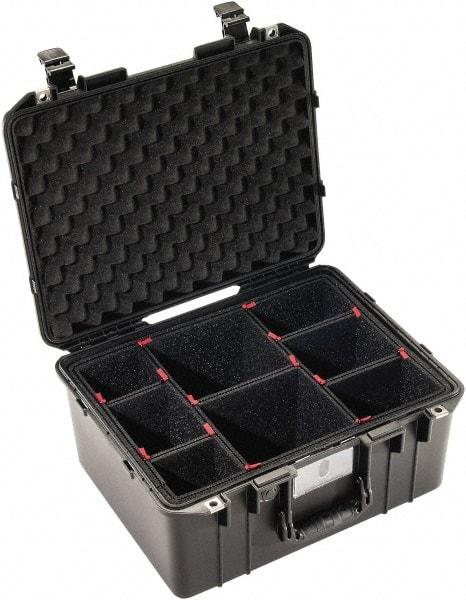 Pelican Products, Inc. - 15-51/64" Wide x 10-1/2" High, Aircase w/Insert - Black - Exact Tool & Supply