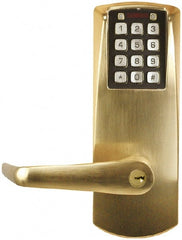 Kaba Access - Combination Entry with Key Override Lever Lockset for 1-3/8 to 2-1/2" Thick Doors - Exact Tool & Supply