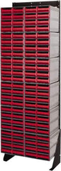 Quantum Storage - 96 Drawer, 96 Compartment, Small Parts Drawer Cabinet System - 11-3/8" Deep x 23-1/2" Wide x 70" High - Exact Tool & Supply