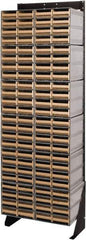 Quantum Storage - 96 Drawer, 96 Compartment, Small Parts Drawer Cabinet System - 11-3/8" Deep x 23-1/2" Wide x 70" High - Exact Tool & Supply