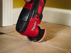 Milwaukee Tool - Rotary Multi-Material Blade - 2-1/2" Cutting Diam, Black Oxide Finish, Use with Milwaukee Multi-Tool - Exact Tool & Supply