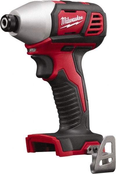 Milwaukee Tool - 18 Volt, 1/4" Drive, 125 Ft/Lb Torque, Cordless Impact Driver - Pistol Grip Handle, 2750 RPM, Lithium-Ion, Bare Tool - Exact Tool & Supply