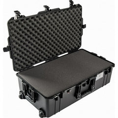 Pelican Products, Inc. - 18-13/32" Wide x 11-1/64" High, Aircase w/Foam & Wheels - Exact Tool & Supply