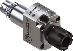 Command Tooling - 0.007" to 13/32" Capacity, 52mm Projection, Swiss Star, ER16 Collet Chuck - 96mm OAL, 22mm Shank Diam - Exact Tool & Supply