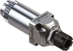 Command Tooling - 0.007" to 13/32" Capacity, 57mm Projection, Swiss Star, ER16 Collet Chuck - 120mm OAL, 34mm Shank Diam - Exact Tool & Supply