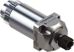 Command Tooling - 0.2mm to 7mm Capacity, 43mm Projection, Swiss Star, ER11 Collet Chuck - 106mm OAL, 34mm Shank Diam - Exact Tool & Supply