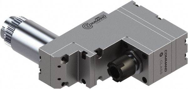 Command Tooling - 0.007" to 13/32" Capacity, 83mm Projection, Swiss Star, ER16 Collet Chuck - 146mm OAL, 34mm Shank Diam - Exact Tool & Supply