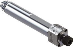 Command Tooling - 0.2mm to 7mm Capacity, 44mm Projection, Swiss Citizen, ER11 Collet Chuck - 133mm OAL, 25mm Shank Diam - Exact Tool & Supply