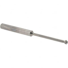 Accupro - 5/32° 5/32" Cut Diam, 0.078" Cut Width, 3/16" Shank, Solid Carbide Double-Angle Cutter - Exact Tool & Supply
