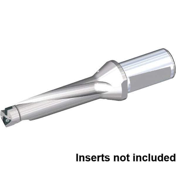 Kennametal - 2.835" Max Drill Depth, 4xD, 0.71" Diam, Indexable Insert Drill - 2 Inserts, 32mm Shank Diam, Whistle Notch Shank - Exact Tool & Supply