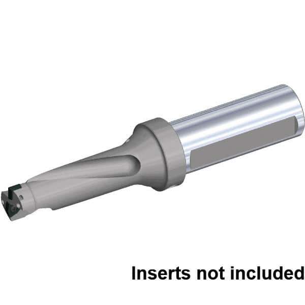 Kennametal - 4-1/8" Max Drill Depth, 3xD, 1-3/8" Diam, Indexable Insert Drill - 2 Inserts, 1-1/4" Shank Diam, Flange Shank - Exact Tool & Supply