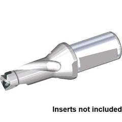 Kennametal - 1-1/2" Max Drill Depth, 2xD, 3/4" Diam, Indexable Insert Drill - 2 Inserts, 32mm Shank Diam, Whistle Notch Shank - Exact Tool & Supply