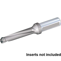 Kennametal - 7-1/2" Max Drill Depth, 5xD, 1-1/2" Diam, Indexable Insert Drill - 2 Inserts, 1-1/4" Shank Diam, Flange Shank - Exact Tool & Supply
