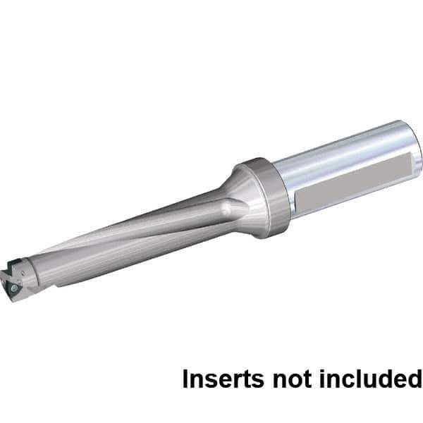 Kennametal - 8-3/4" Max Drill Depth, 5xD, 1-3/4" Diam, Indexable Insert Drill - 2 Inserts, 1-1/2" Shank Diam, Flange Shank - Exact Tool & Supply