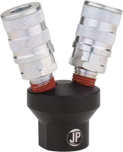 Value Collection - 1/4" Inlet, 1/4" Outlet Manifold - 1 Inlet Port, 2 Outlet Ports - Exact Tool & Supply
