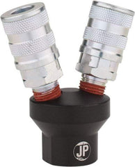 Value Collection - 1/4" Inlet, 1/4" Outlet Manifold - 1 Inlet Port, 2 Outlet Ports - Exact Tool & Supply