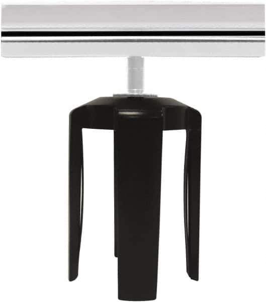 Tensator - 7 Inch Wide x 11 Inch High Sign Compatibility, Steel Square Frame Sign Holder - Polished Chrome, 11 Inch Holder Height - Exact Tool & Supply