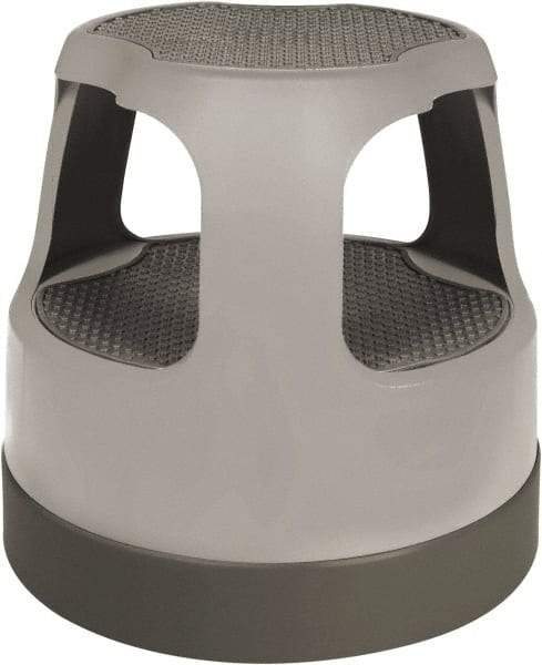Cramer - 14-1/2" High, Slate Scooter Stool - High Density Plastic, 300 Lb Capacity, Type IA Industry Rating - Exact Tool & Supply