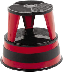 Cramer - 2 Steps, 1-3/16' High, Type IA Rating, Steel Step Stand - 350 Lb Capacity - Exact Tool & Supply