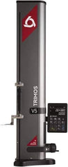 Fowler - 43.7" Electronic Height Gage - 0.00005" Resolution, Accurate to 0.00036", LCD Display, RS-232 Data Output - Exact Tool & Supply