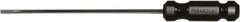 Paramount - 395mm OAL Cabinet Slotted Screwdriver - 300mm Blade Length, Round Shank, Acetate Handle - Exact Tool & Supply