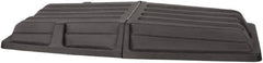 Wesco Industrial Products - 61" Long x 28-3/8" Wide x 7-1/2" High, Black Plastic Tilt Truck Lid - Use with Wesco 272575, 272576, 272577, 272578, 272579, 272580 - Exact Tool & Supply
