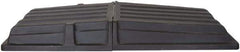 Wesco Industrial Products - 71-1/2" Long x 33-1/8" Wide x 7-1/4" High, Black Plastic Tilt Truck Lid - Use with Wesco 272581, 272582, 272583, 272584, 272585 - Exact Tool & Supply