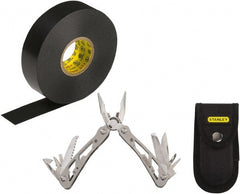 3M - 3/4" x 66' x 7 mil Black Vinyl Electrical Tape - Exact Tool & Supply