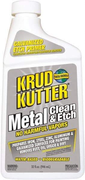Krud Kutter - 32 Fl oz Bottle Cleaner/Etcher - 200 to 300 Sq Ft/Gal Coverage - Exact Tool & Supply