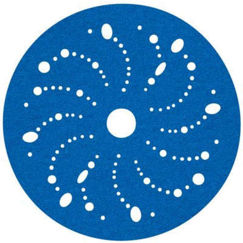 3M Hookit Blue Abrasive Disc 321U Multi-hole 36157 5″ 80 - Exact Tool & Supply