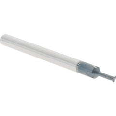 Value Collection - 0 TPI, Internal/External Single Profile Thread Mill - 1/8" Shank Diam, 3 Flute, 5/32" Neck Length, AlTiN+ Finish - Exact Tool & Supply
