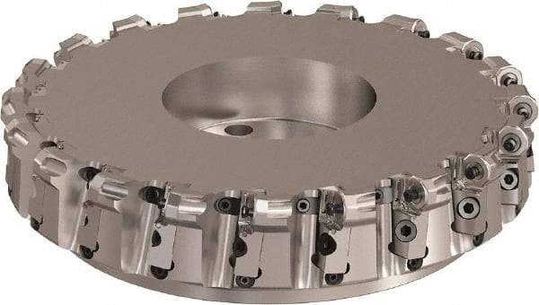 Seco - 315mm Cut Diam, 6mm Max Depth, 2.3622" Arbor Hole, 20 Inserts, ONMU09 Insert Style, Indexable Copy Face Mill - L220.48 Cutter Style, 3.1496 High, Series Doubleoctomill - Exact Tool & Supply