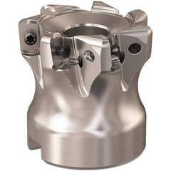 Seco - 40mm Cut Diam, 0.9mm Max Depth, 0.8661" Arbor Hole, 7 Inserts, LOHT06 Insert Style, Indexable Copy Face Mill - R220.21 Cutter Style, 1.5748 High, Series Doubleoctomill - Exact Tool & Supply