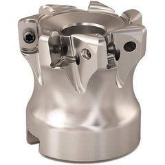 Seco - 35mm Cut Diam, 0.9mm Max Depth, 0.6299" Arbor Hole, 6 Inserts, LOHT06 Insert Style, Indexable Copy Face Mill - R220.21 Cutter Style, 1.378 High, Series Doubleoctomill - Exact Tool & Supply